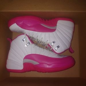 Pink Jordan 12s
